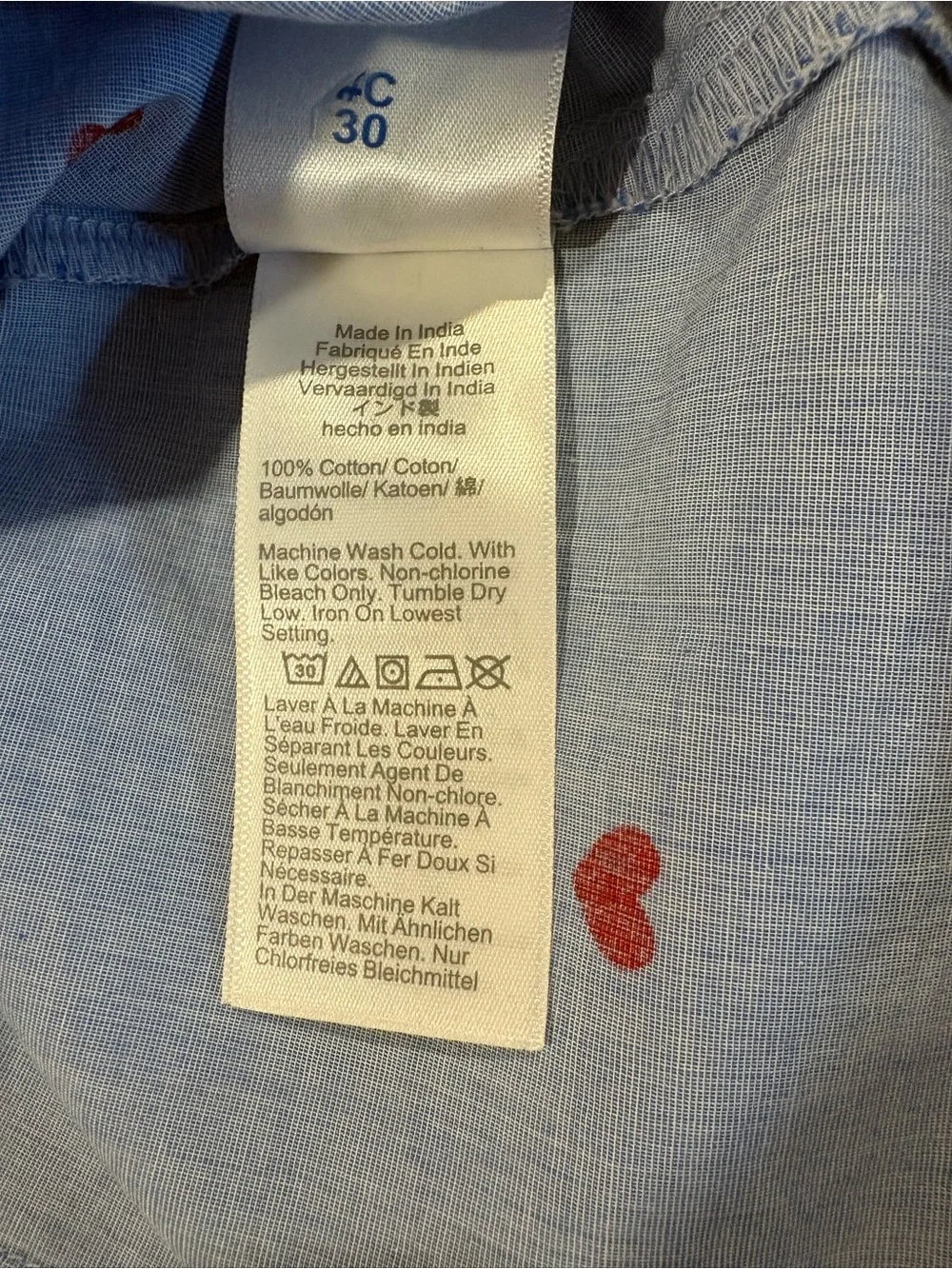 J. Crew Light Blue Heart Print Button-Down Shirt Women’s Size XS NWOT Date Night